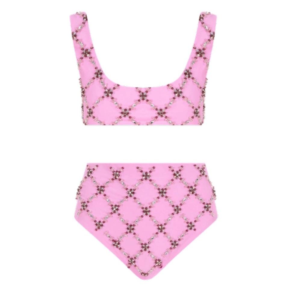 NWOT 🎀 Oceanus Pink Mary Francis Bikini